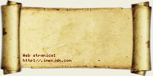 Paun Beloica vizit kartica